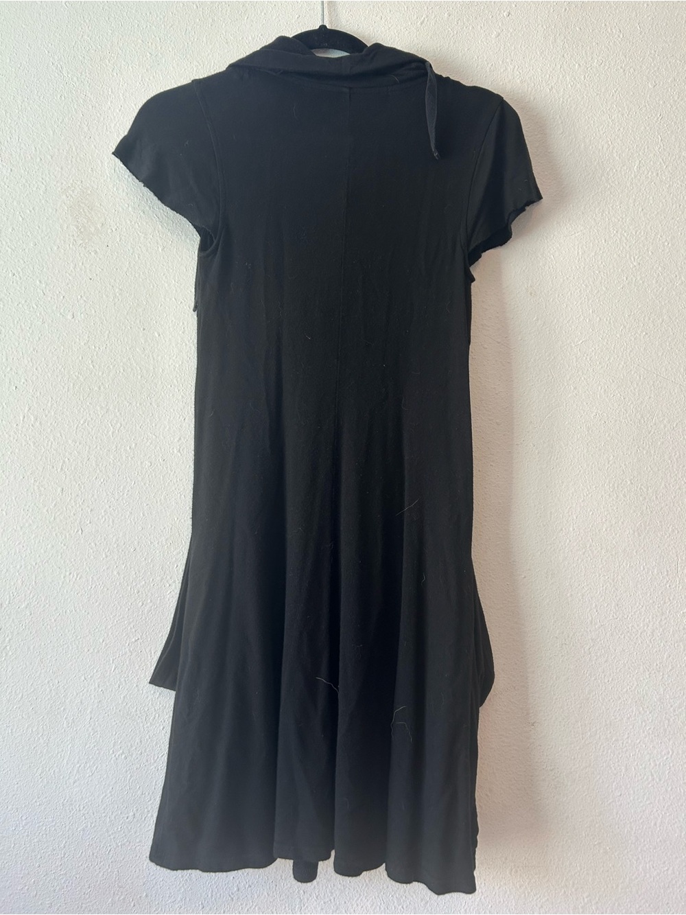 Kensie Black Short Sleeve Zip Polo Dress - Picture 2 of 3